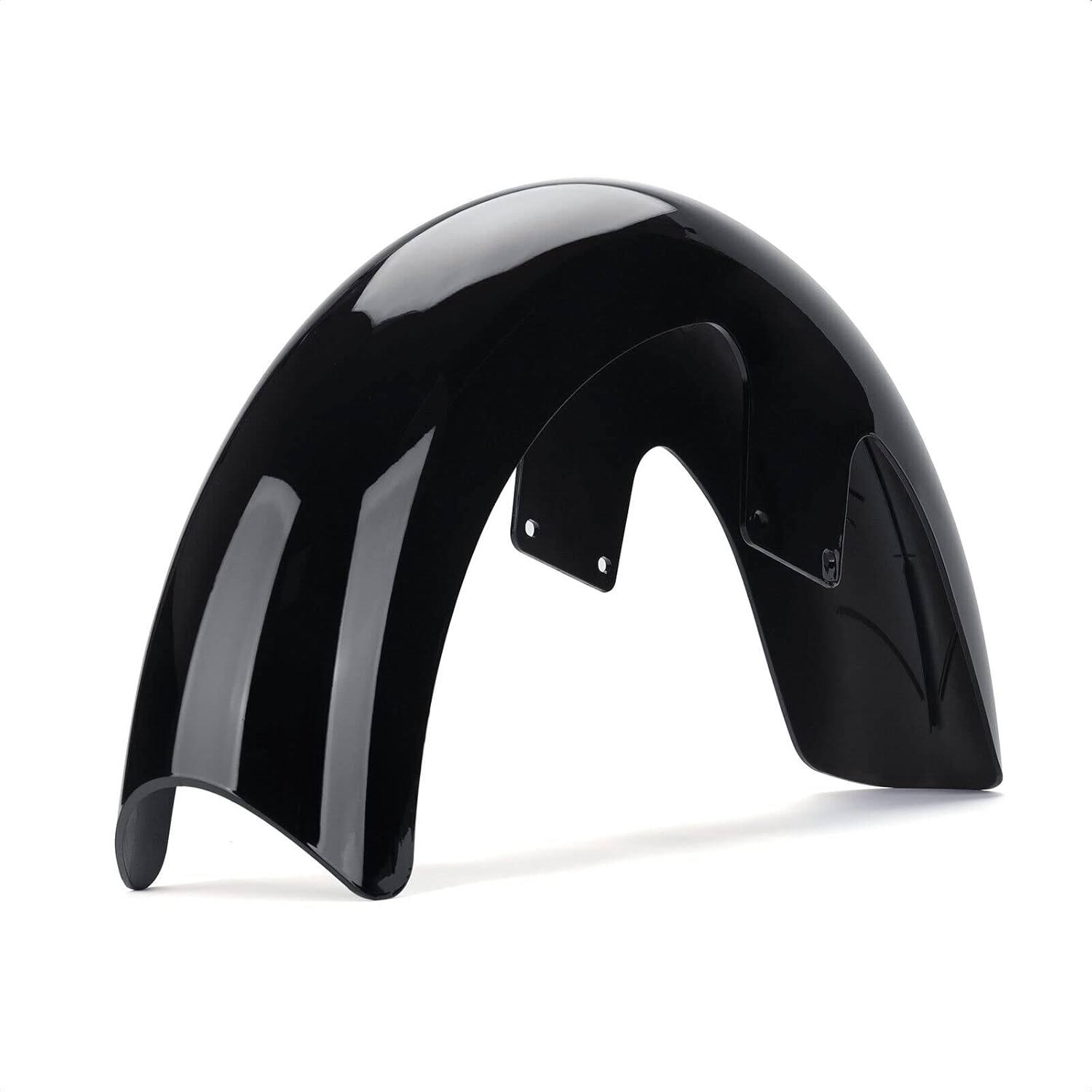 21 Inch Wrap Front Fender For Harley Touring Electra Glide FLHT, Road Glide FLTR, Road King FLHR, Street Glide FLHX Motorcycle Mudguard Painted Black ABS Plastics