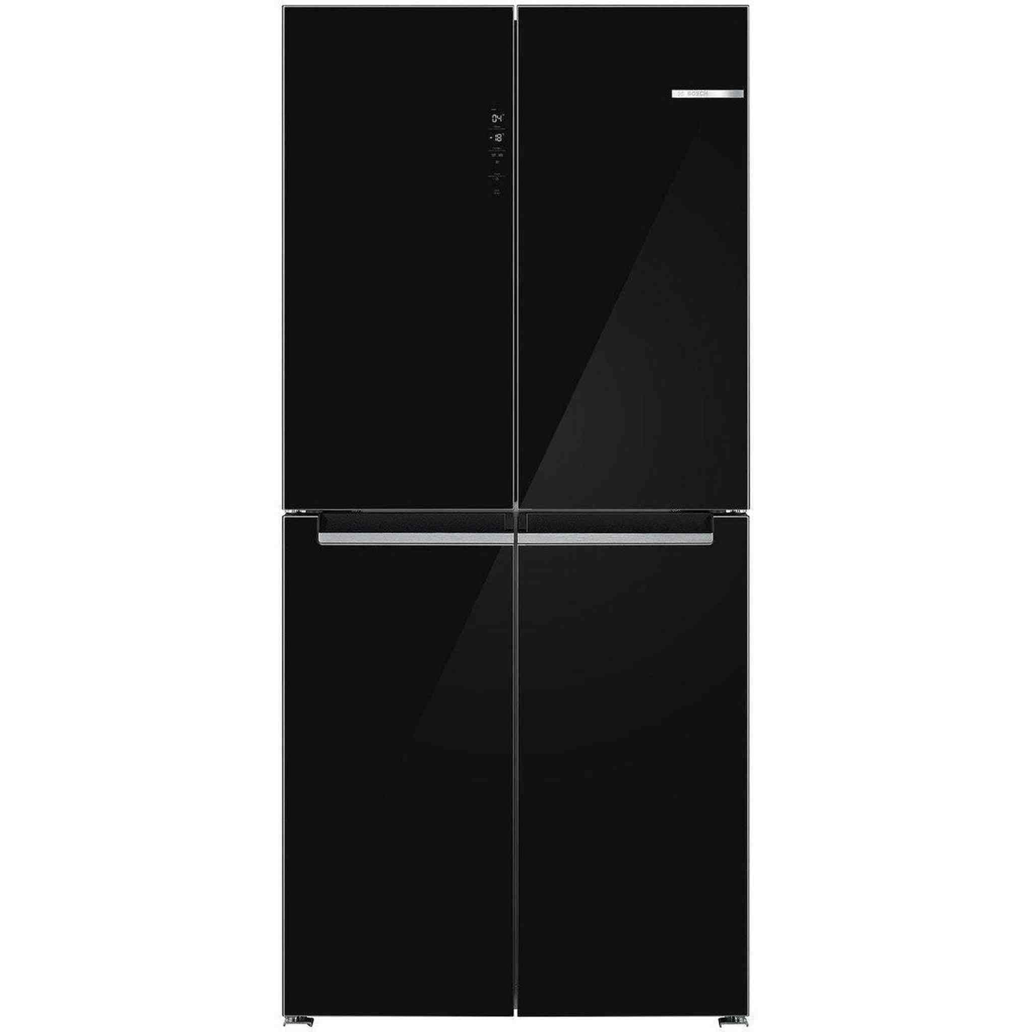 BOSCH Frigorí­fico americano KMC85LBEA Clase E 1,89mX85.5cm No Frost Negro
