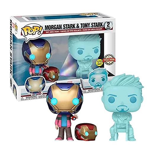 ¡Pop! Morgan & Tony Stark Glows in The Dark 2 Pack Special Edition