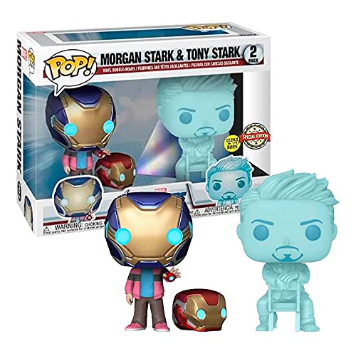 ¡Pop! Morgan & Tony Stark Glows in The Dark 2 Pack Special Edition