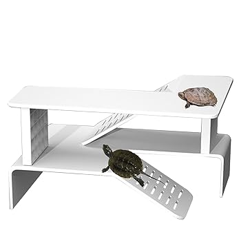Amazon | 浮き島 亀 水槽 爬虫類用 タートルプラットフォーム 亀