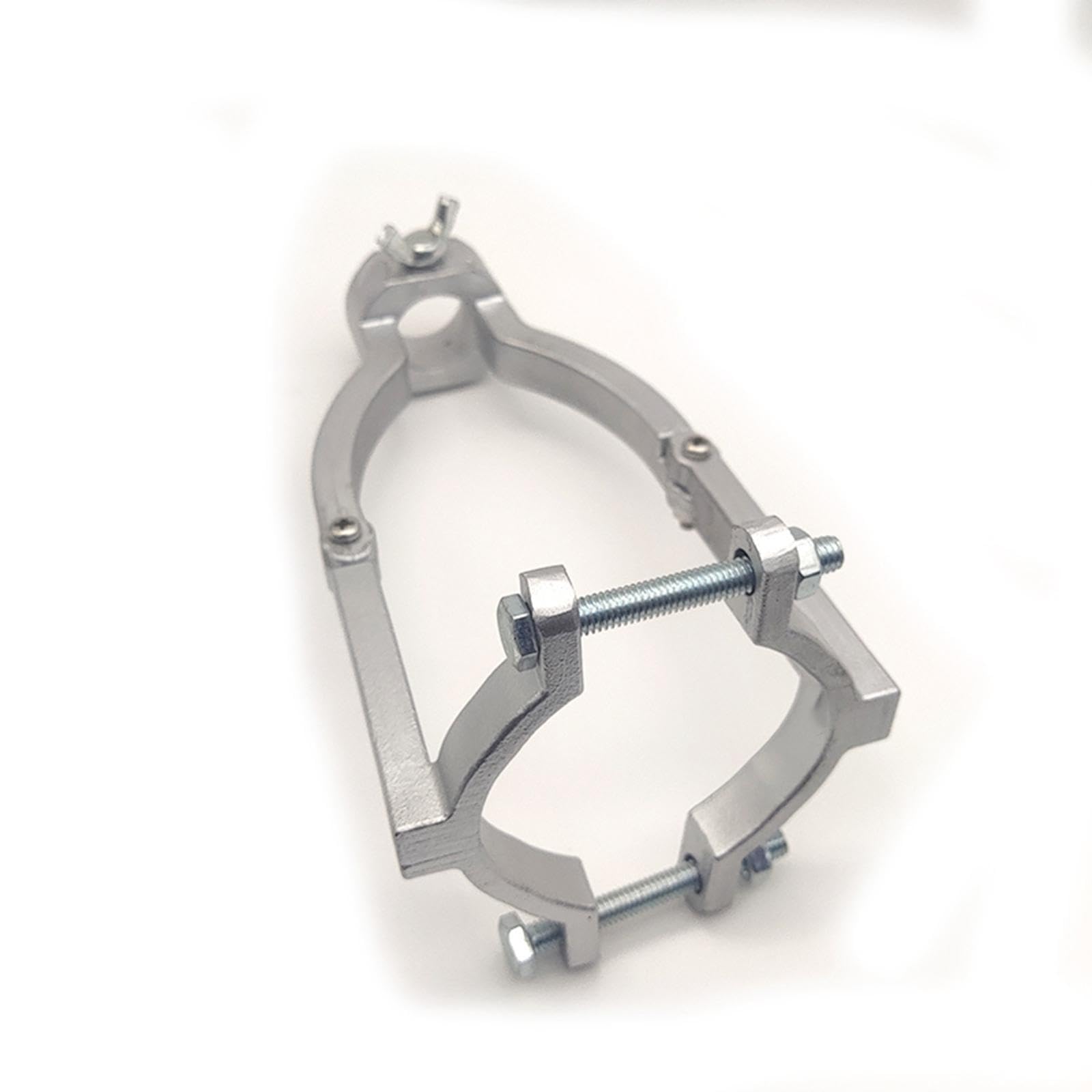 Adaptateur Mèche Carrée Support Adaptateur pour Perceuse Support de Fixation Convertisseur Pince En Acier Inoxydable Accessoire Convenant Au Perçage A, gris