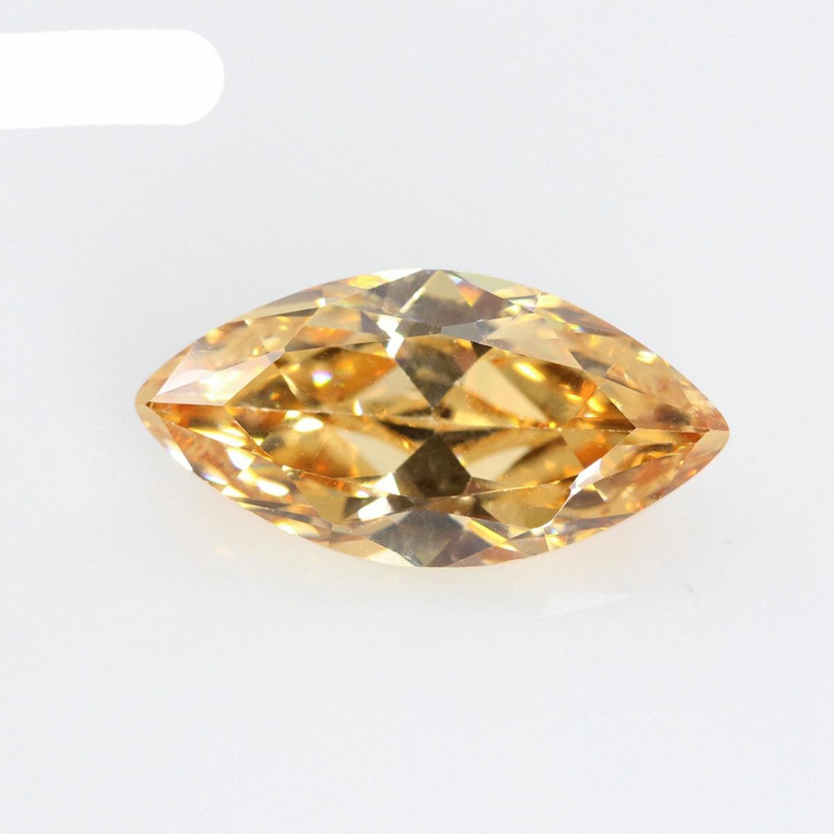 Lot de 50 perles synthétiques multicolores brillantes en oxyde de zirconium de forme marquise pour bijoux - 2 x 4 mm ~ 10 x 20 mm - 6 x 12 mm