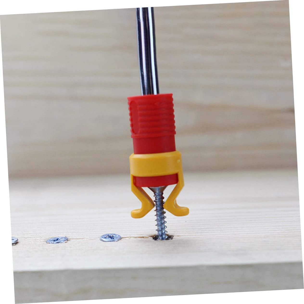 Mipcase 10Pcs Screw Clamp Tool Durable Woodworking Screw Holders for Stable Installation Lightweight Design for Handles for and DIY Projects