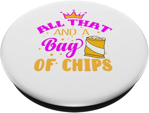 Miniatura 2 de self confidence self-esteem All that and a bag of chips fun PopSockets Standard PopGrip