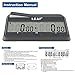 LEAP Chess Clock 9921 Updated Programme Byo-yomi Delay Bonus with Large Screen