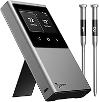 Vista 8 de Typhur Sync One - Termómetro inalámbrico inteligente para carne: base independiente con pantalla LCD, rango ilimitado de WiFi y Bluetooth