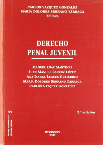 Portada de Derecho Penal Juvenil