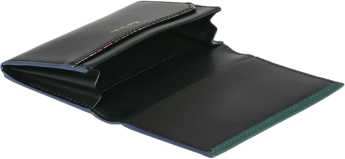 Amazon | クロップドロゴ 名刺入れ サックスブルー | Paul Smith