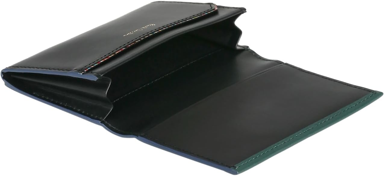 Amazon | クロップドロゴ 名刺入れ サックスブルー | Paul Smith