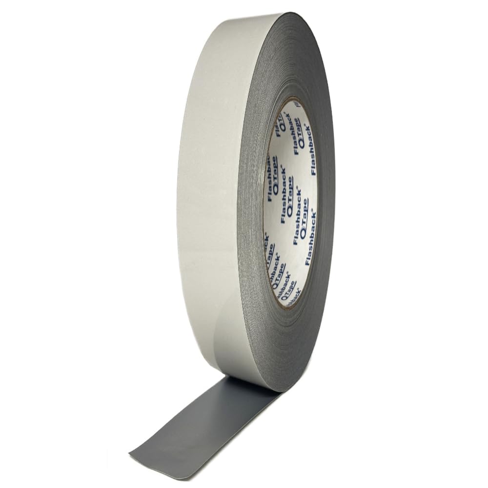 FlashBack Iron-On Reflective Tape - Heat Activated Hi Vis Silver Reflective Tape UK (25mm x 100 Metres)