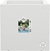 elho Vivo Next Quadrat 30 - Blumenkasten für Innen & Außen - 100% recyceltes Plastik - L 29.5 x H 29.5 cm - WeißWeiss