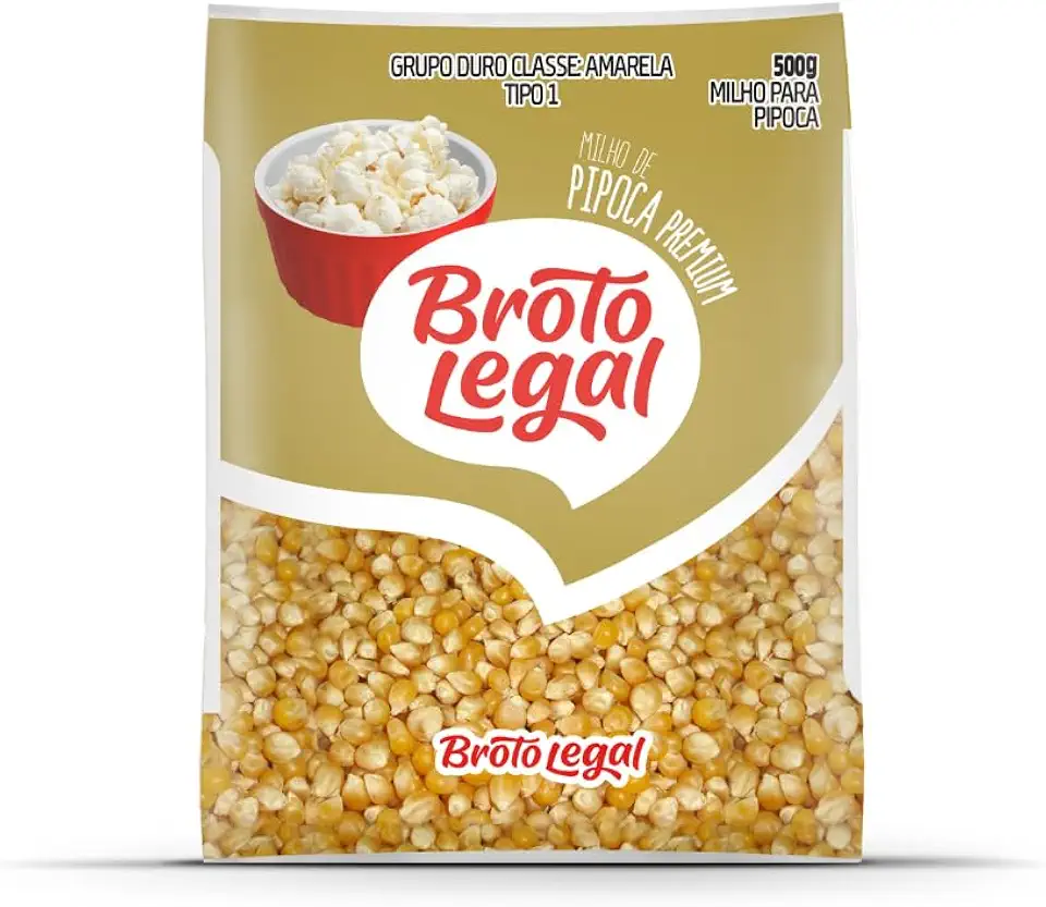 Milho para Pipoca Broto Legal 500g