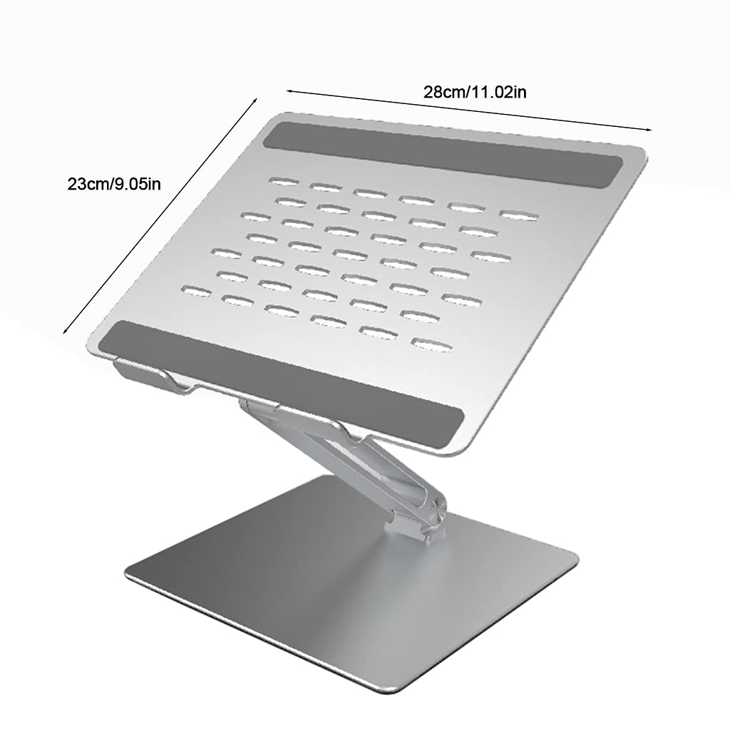 Soporte de aleación de aluminio para tabletas, soporte de refrigeración multiángulo ajustable para portátiles, soporte de aluminio