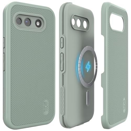 Image of TUDIA MergeGrip Magsafe Compatible for Google Pixel 10a Case - Green Lily