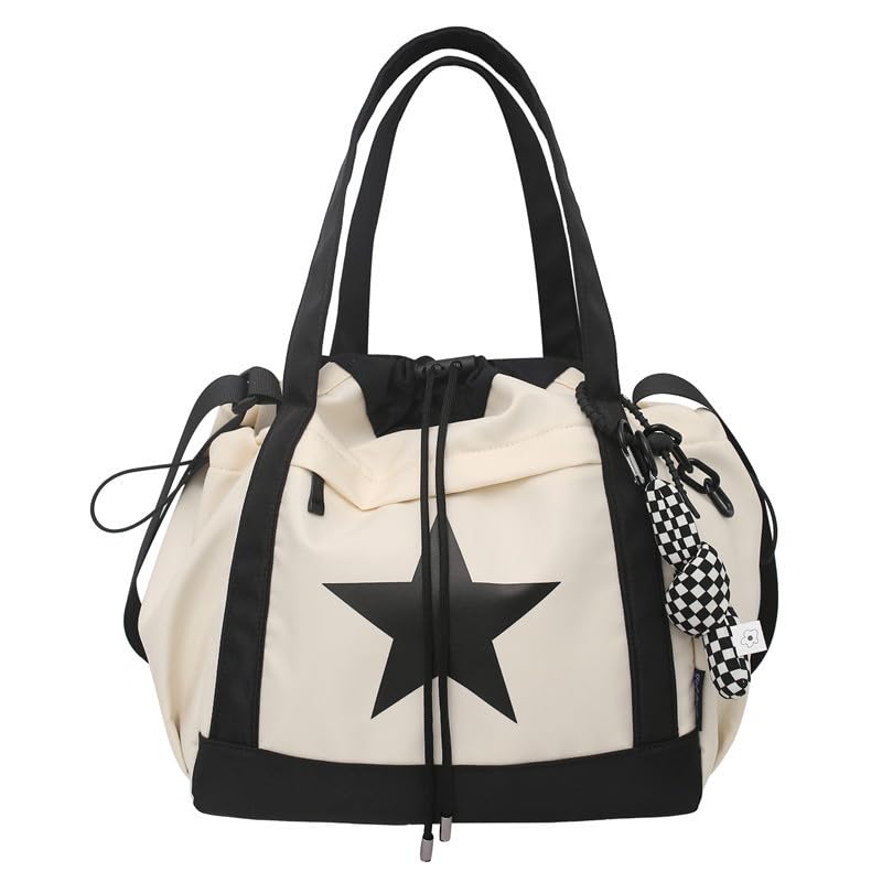 gustave Star Messenger Bag, Vintage Star Tote Bag, Cute Aesthetic Crossbody Bag For Women, Fashion Shoulder Bag-picture-14