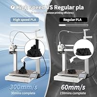 3DHoJor PLA Filament 1.75mm Schwarz 3D Drucker Filament ±0,02mm, 1KG/Spule – Ansicht 2