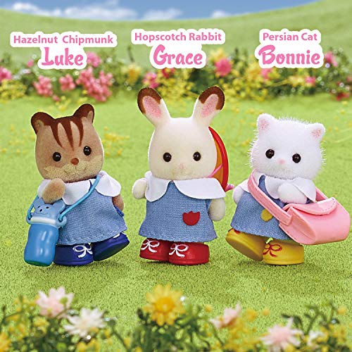 Calico Critters Nursery Friends Set, Collectible Doll Playset with 3 Figures and Accessories Included - Image 4