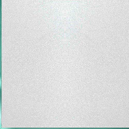 Image of ELTON Vinyl Privacy Window Films Opaque Sparkle Frosted Home Security Self Adhesive for Bathroom Door Window Heat Control Anti UV (2 X 50 feet) (Sparkle Frosted)