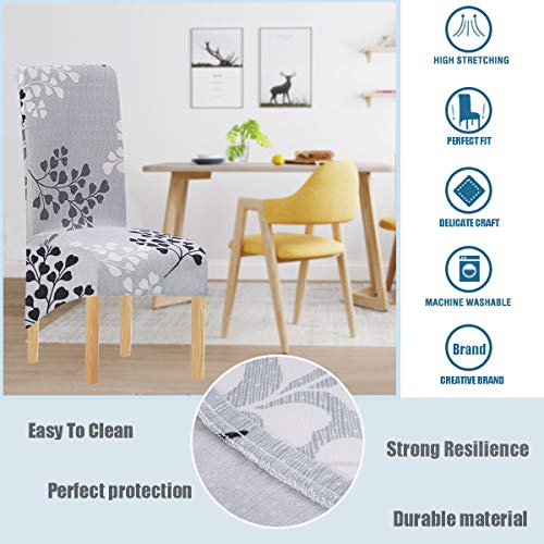 Keluina Stretch XL stoelhoezen voor eetkamerstoelen, 2/4/6 stuks elastisch large stoel hoes voor eetkamer bruiloft… - Afbeelding 4