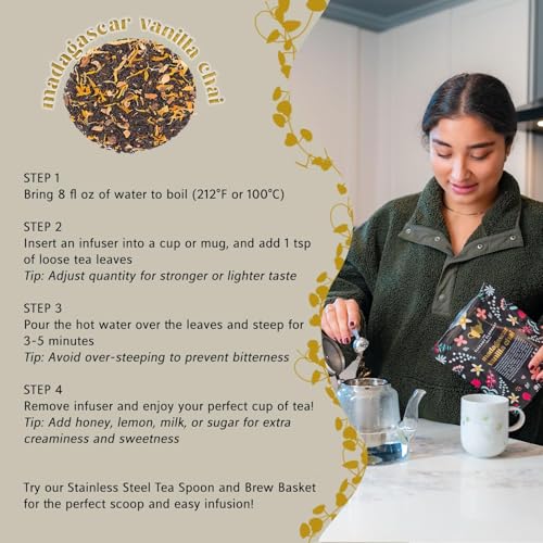 Té suelto variedad duo 2 bolsas resellables miniatura 4