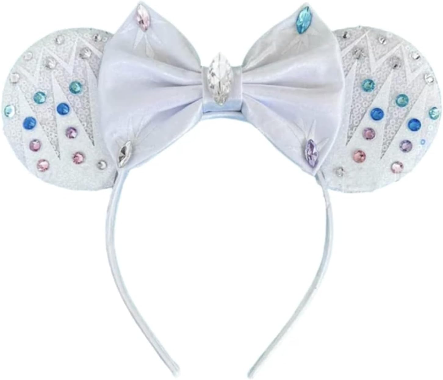 Frozen 2 Headband, Olaf Minnie Ears, HANDMADE Flexible Headband for Kids and Adult, Perfect for Disney Theme Party, Disneyland Trips, Family Photos