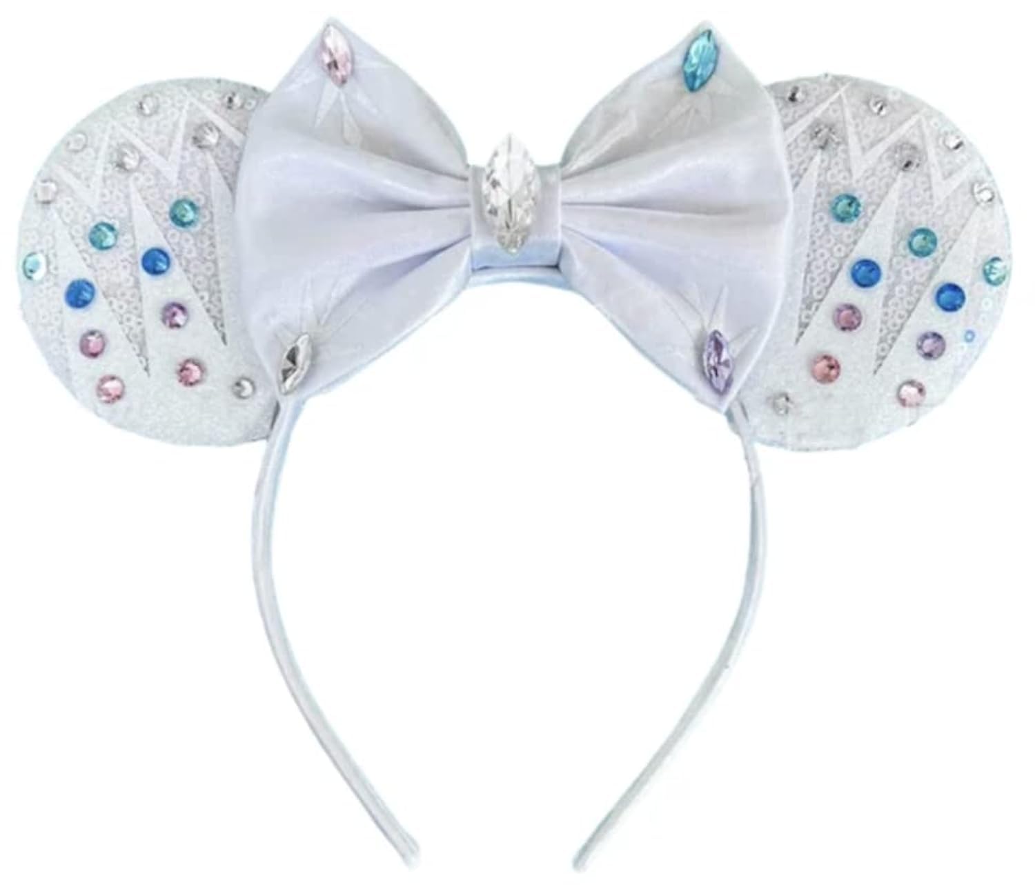 Frozen 2 Headband, Olaf Minnie Ears, HANDMADE Flexible Headband for Kids and Adult, Perfect for Disney Theme Party, Disneyland Trips, Family Photos