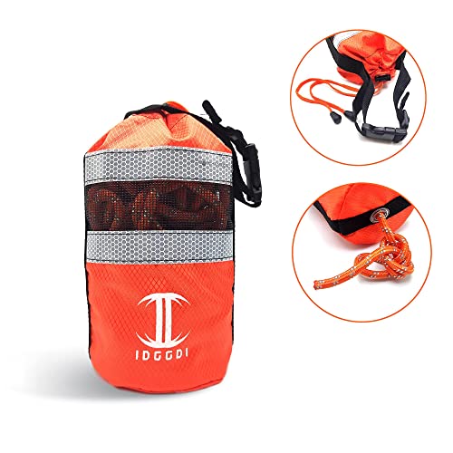 Idggdi Throw Bag For Water Rescue With 70Ft Reflective Throwable Rope, Floating Rescue Ropes For Kayaking, Whitewater Boating, Ice Fishing, Rafting, Swimming, Boating Equipment #TOP2