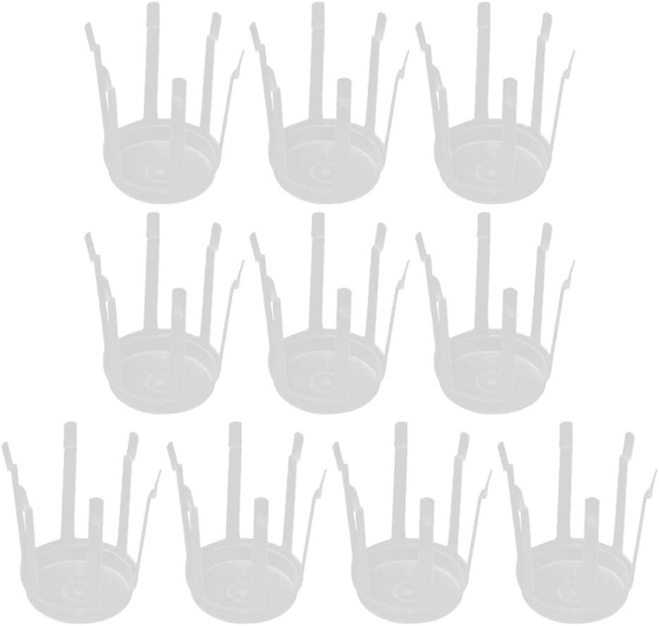 EXCEART 10pcs Bouquet Base Balloons Stand Silk Flower Arrangements Balloon Holders Wedding Flower Supplies Bridal Bouquet Holder Decor Bouquet Fixed Base Cartoon White Package Flower Bride