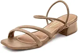 Sandalia Vizzano Confort Bege Salto Baixo 037