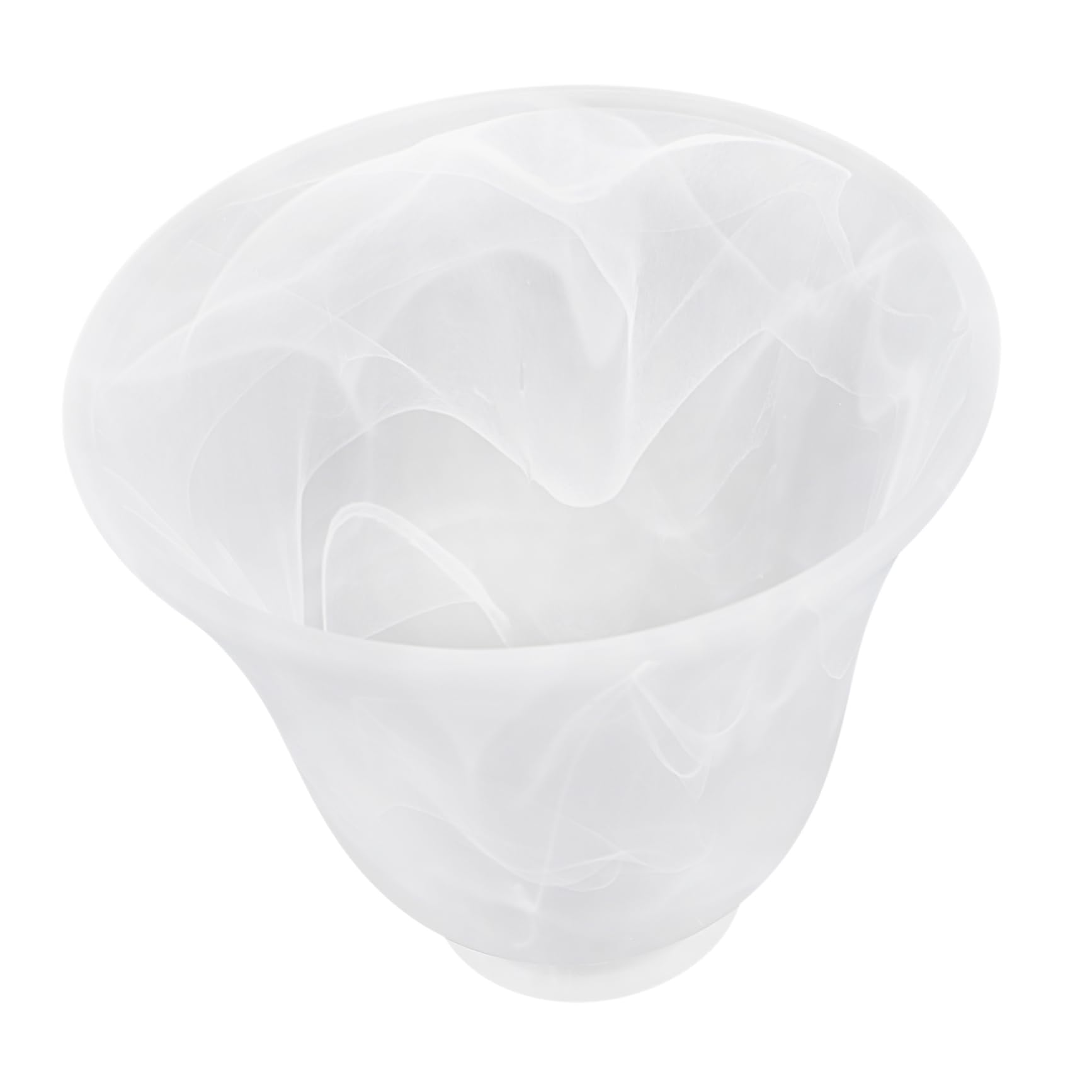 Veemoon Paralume in Vetro Satinato per Lampadina E27, Ricambio Decorativo per Lampadario e Lampada a Soffitto, Effetto Elegante