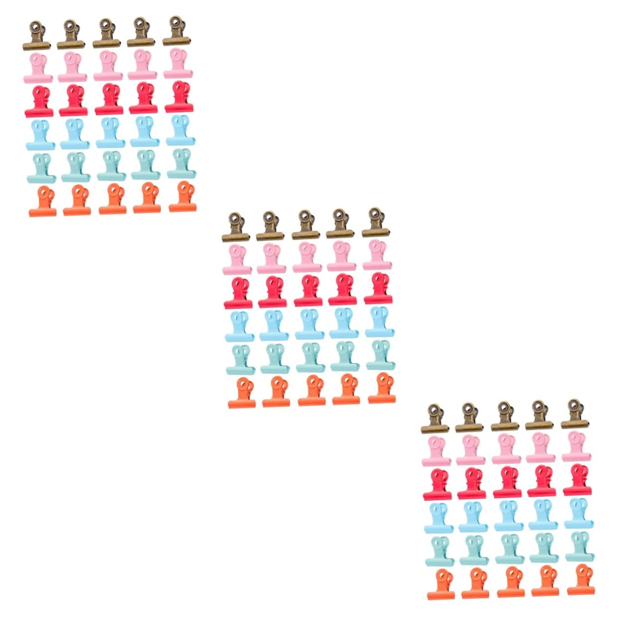 NUOBESTY 120pezzi Clip Metalliche Per Documenti Clip Scrivania Per e Scuola Colori Organizzazione Prezzi