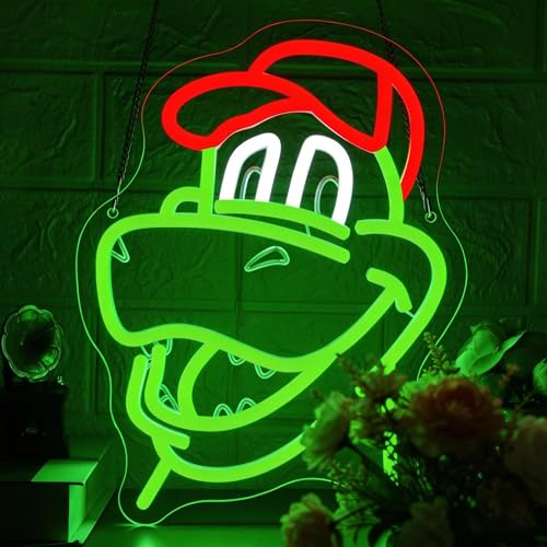 Image of Football Neon Sign for Wall Decor Soccer Team Logo LED Light for Man Cave