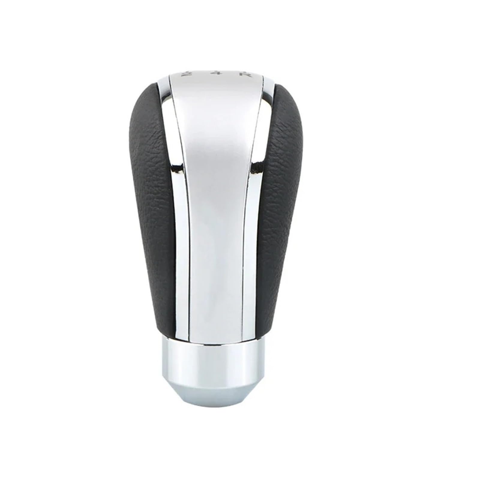 XZCVTYW Universal 5 Speed PU Black Silver Car Gear Shift Knob Gear Stick Manual Transmission Automatic Shifter Lever Car Gear Shift Knob(Silver)