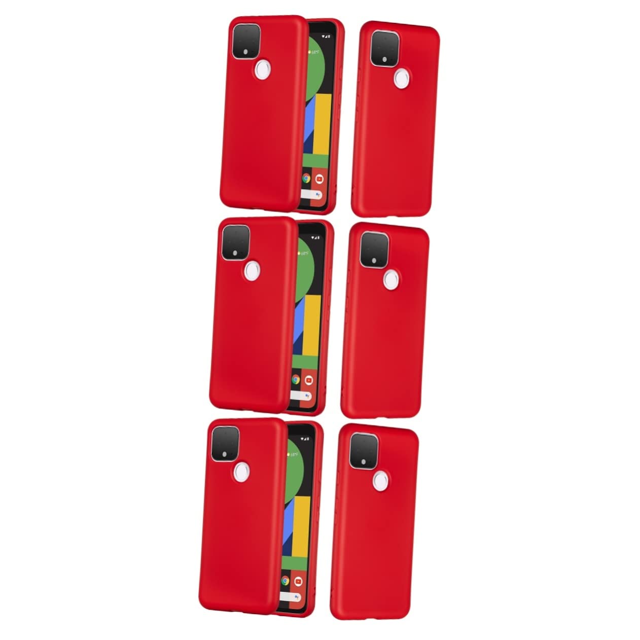 UPKOCH 3pezzi Cover Per Smartphone Silicone Liquido Con Laccetto Compatibile Con Pixel Protezione Anticaduta e Antigraffio Facile Accesso Porte e Pulsanti Design Elegante e Resistente