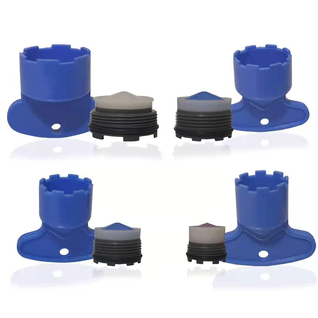 U/B 4 Set Faucet Aerator Key Replacement Insert Cache Aerators Water Saving Flow Restrictor for Sink M16.5 18.5 21.5 24 Tap Aerators