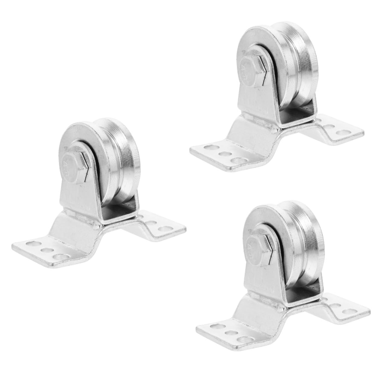 3 Pièces Piste De Poulie Marcheur Roues De Corde Poulies De Voie Poulie Pour Levage Lourd Poulies De Levage Poulie De Chargement Poulie Simple Poulie De Levage Acier Inoxydable 304