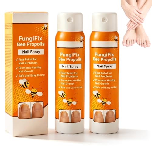 2PCS Nailvera Nail Fungal TreatmentSpray Nailvera Fungifix Bee Propolis Nail Spray Gentle Soothing and Moisturizing 20ML