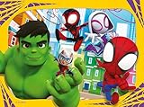 Ravensburger Marvel Spidey & His Amazing Friends Spiderman Jigsaw Puzzles for Kids Age 3 Years Up - 4 in a Box (12, 16, 20, 24 Pieces) - Image 3