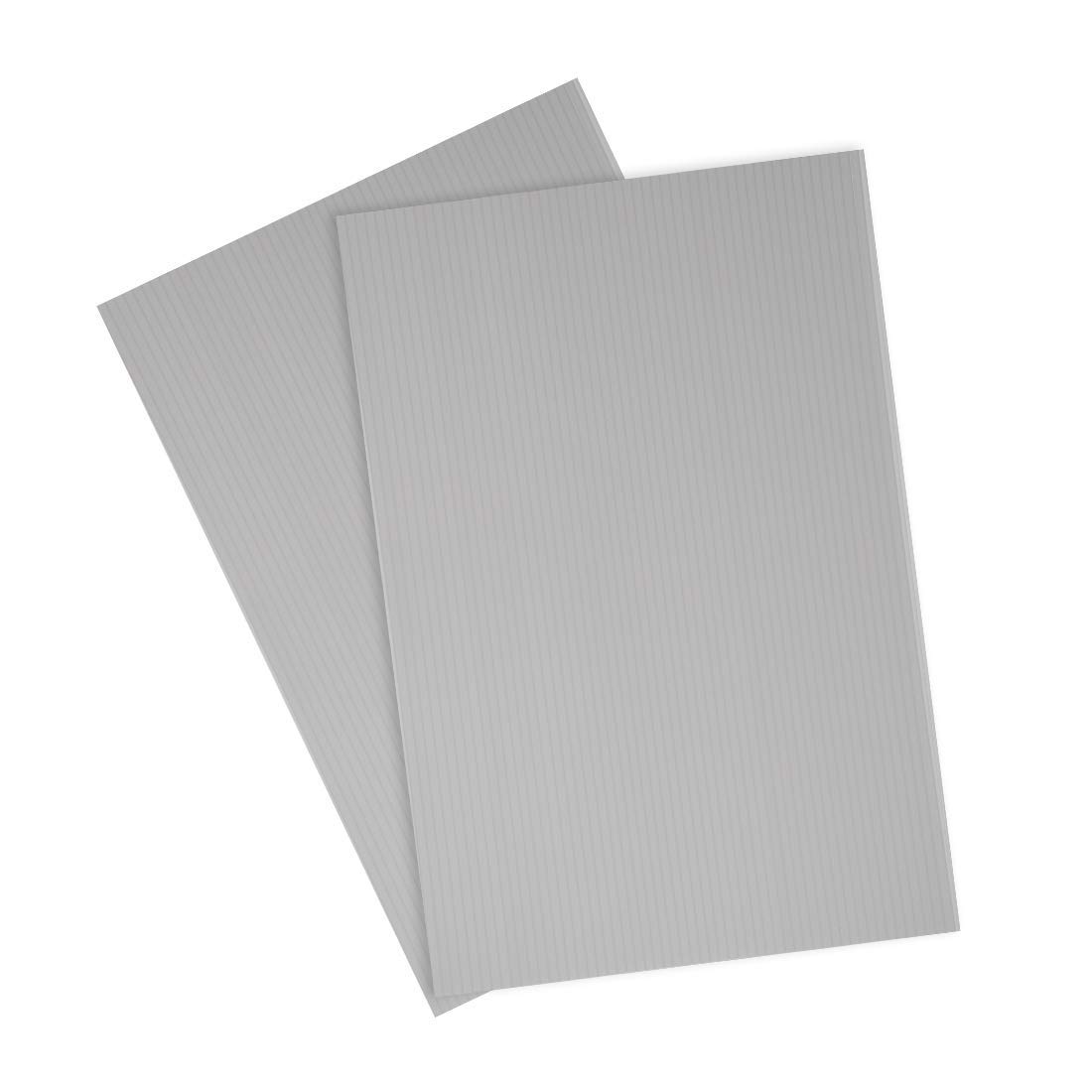 5 Fogli Di Plastica Ondulata 20x30 Cm Spessore 3mm - Cartellone Impermeabile Blu Per Insegne E Decorazioni Fai Da Te - 3