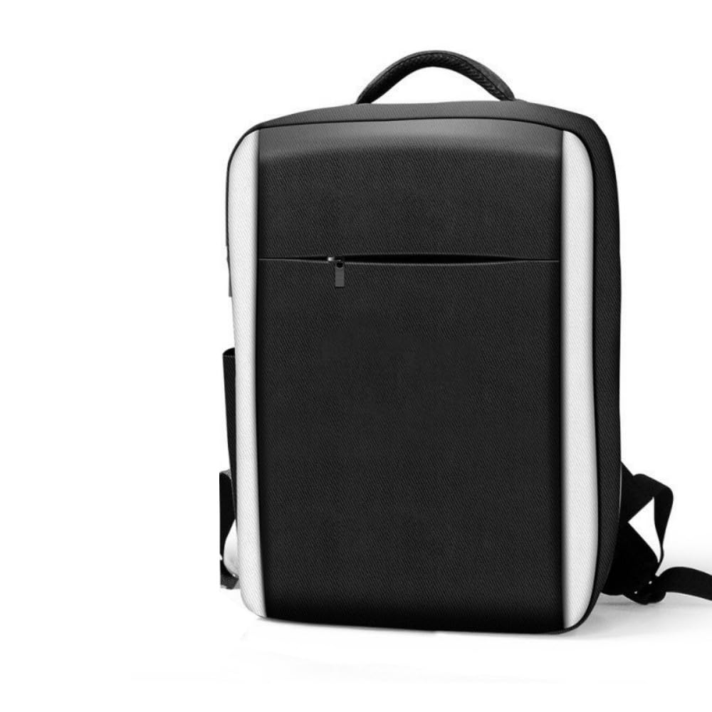 Wokyo Zaino console per PS5, grande capacità, antiurto e impermeabile, custodia da viaggio, nero, universale, moderno, Nero , Universal, moderno