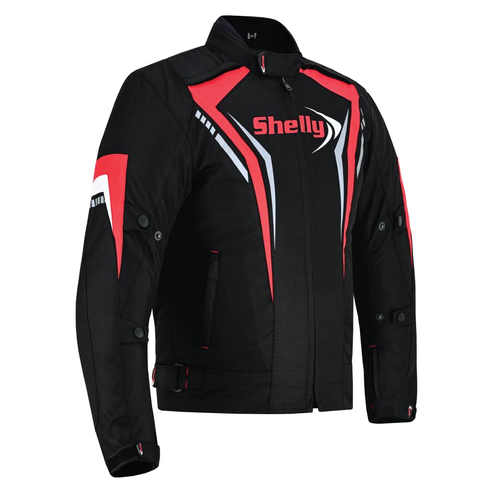 Shelly - Giacca da moto da uomo per avventura/tour, con tessuto Cordura, estate e inverno, antivento, per corse e equitazione