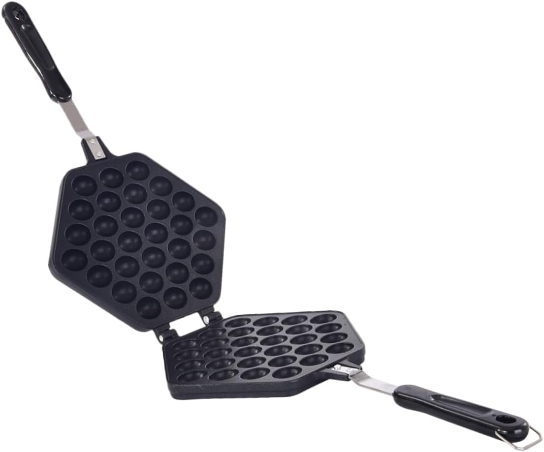 Ciieeo 30holes Household Octopus Balls Maker Nonstick Bakeware for Egg Waffles Meatballs Easy Clean Cooking Tool for Home Commercial Use Black