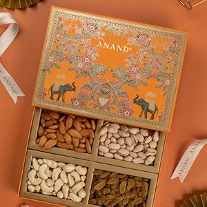ANAND Special Dry Fruit Gift Box, Assorted Dryfruits Gift Hamper Pack, Dry Fruit Gift for Gifting (300 gram)