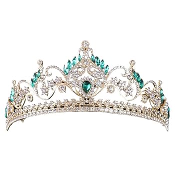 tiara7013 Amazon.com : ZIFENGXUAN Ladies Crown Tiara for Women Costume