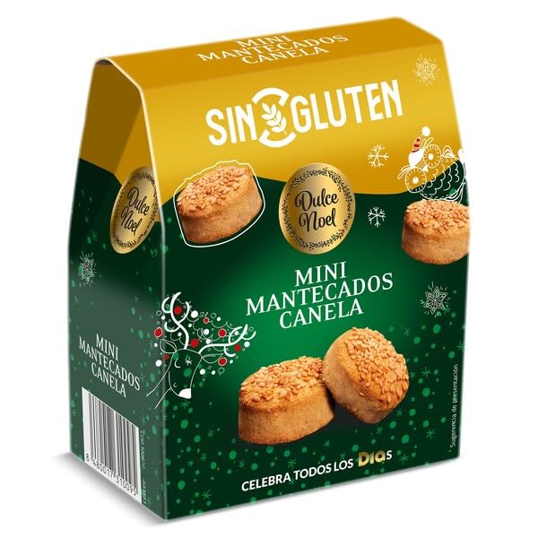 Dulce Noel Dia Mantecados de Canela sin Gluten, 180g