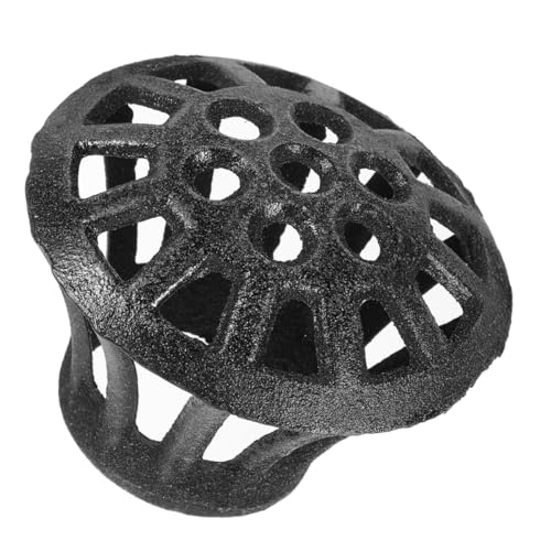 OATIPHO Filtro de Bajante de Hierro Fundido Redondo 110 MM Colador para Canalón Resistente y Práctico Protector para Bajantes contra Hojas y Obstrucciones Uso en Techumbre y Desagüe