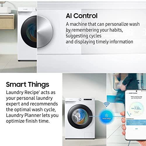 Upgrade Your Laundry Experience with Samsung's 8 Kg 5 Star AI Control & Wi-Fi Fully-Automatic Front Loading Washing Machine (WW80T504DAB1TL in Black Caviar)! Enjoy Superior Cleaning with the Latest Digital Inverter Technology. Order Now!