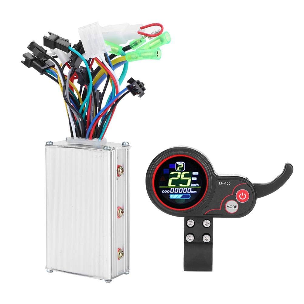 Nikou Pannello di Controllo Controller-LCD Display con Interruttore di Accessori Velocita per Scooter Elettrico(36V 250 / 350W)