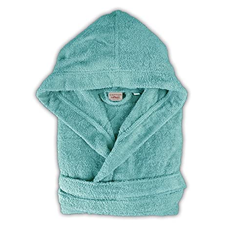 Cieffepi Home Collections Gold Peignoir unisexe à capuche (M, Tiffany) Cover